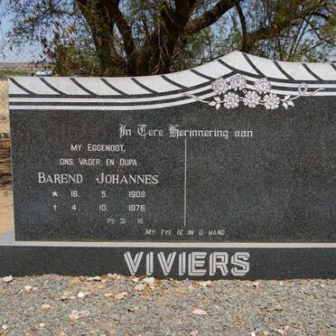VIVIERS Barend Johannes 1908-1976