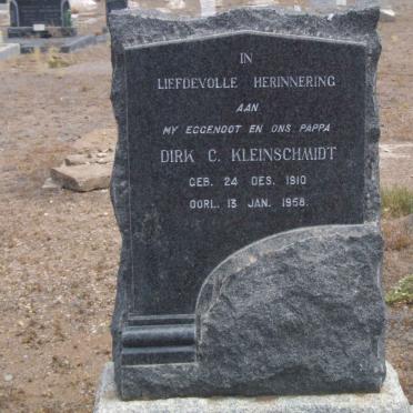 KLEINSCHMIDT Dirk C. 1910-1958