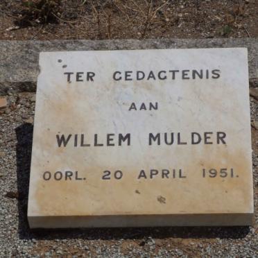 MULDER Willem -1951