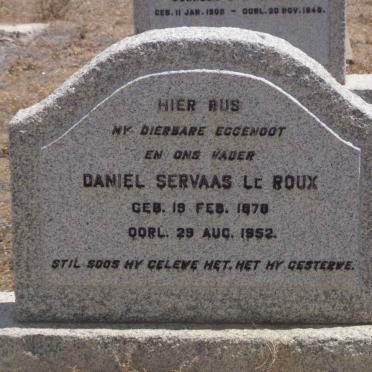 ROUX Daniel Servaas, le 1878-1952