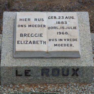 ROUX Breggie Elizabeth, le 1883-1968