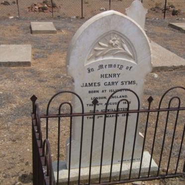 SYMS Henry James Cary 1852-1912