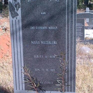 HORAK Maria Magdalena 1878-1971