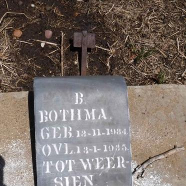 BOTHMA B. 1934-1935