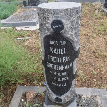 BREDENHANN Karel Frederik 1906-1977