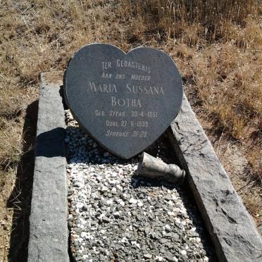 BOTHA Maria Sussana nee STEAR 1851-1939