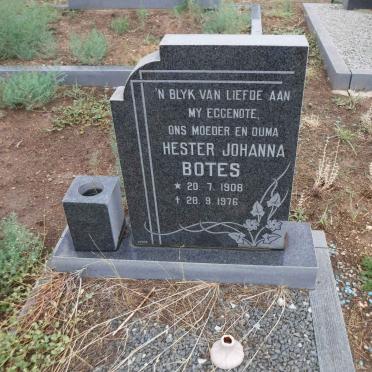 BOTES Hester Johanna 1908-1976
