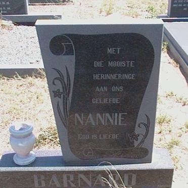 BARNARD Nannie