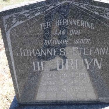 BRUYN Johannes Stefanus, de 18?1-1918