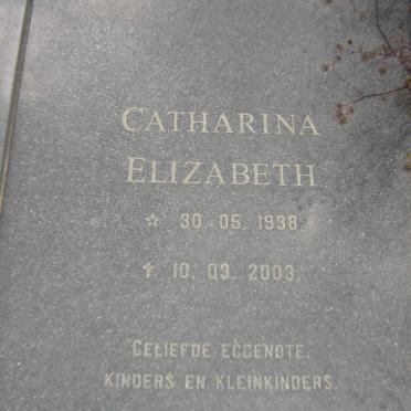 BERG Pieter Gerrit, van den 1929-2014 &amp; Catharina Elizabeth 1938-2003