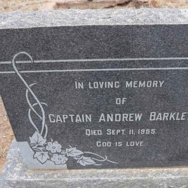 BARKLEY Andrew  -1955