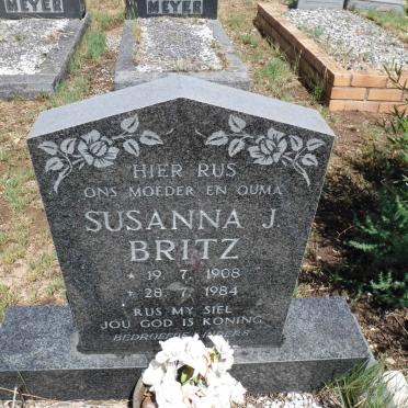BRITZ Susanna J. 1908-1984