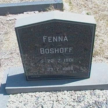 BOSHOFF Fenna 1901-1986
