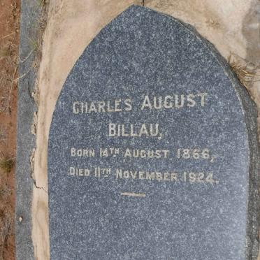 BILLAU Charles August 1866-1924