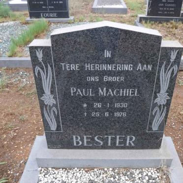 BESTER Paul Machiel 1930-1976