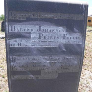 FOUCHE Barend Johannes Petrus 1854-1926
