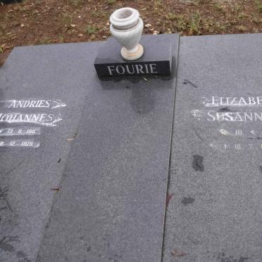FOURIE Andries Johannes 1911-1979 &amp; Elizabeth Susanna 1912-1992