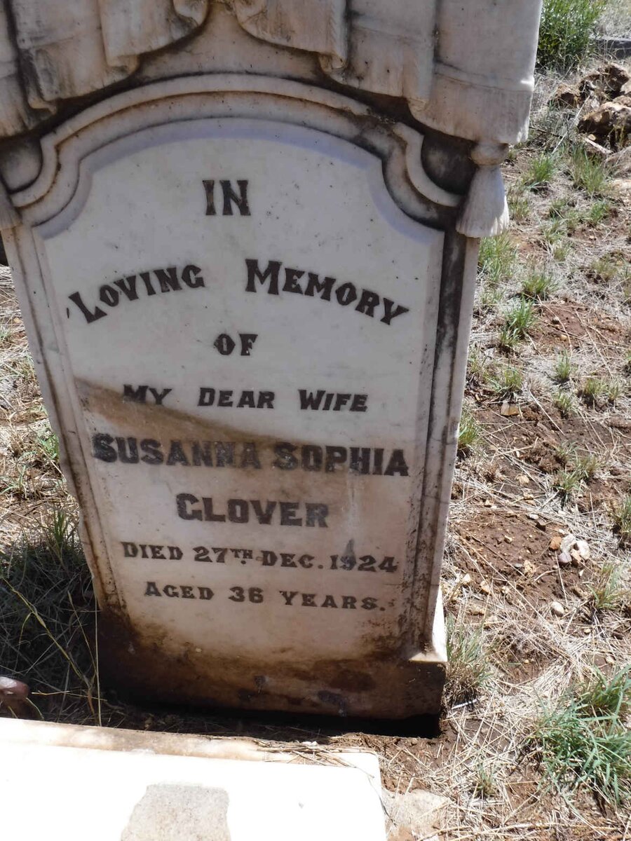 GLOVER Susanna Sophia -1924