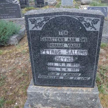 HEYNS Petrus Salomo 1856-1907