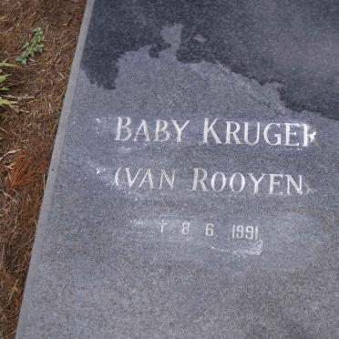 KRUGER Baby VAN ROOYEN -1991
