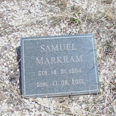 MARKRAM Samuel 1904-2001