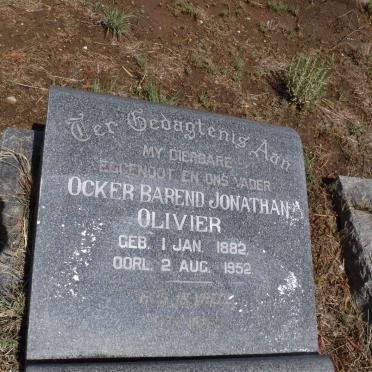OLIVIER Ocker Barend Jonathan 1882-1952