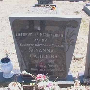 OLIVIER Albertus 1936- &amp; Susanna J. 1930-1986 :: ? Susanna Catherina 1957-198?