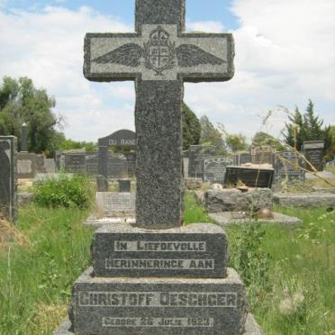 OESCHGER Christoff 1923-1943