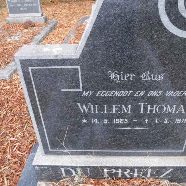 PREEZ Willem Thomas, du 1925-1971