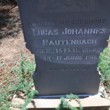RAUTENBACH Lucas Johannes 1868-1936