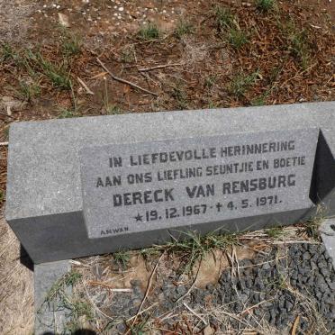 RENSBURG Dereck, van 1967-1971