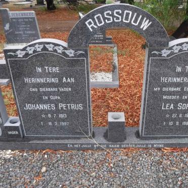 ROSSOUW Johannes Petrus 1913-1997 &amp; Lea Sophia 1911-1989