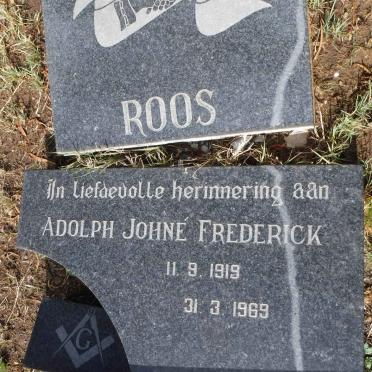 ROOS Adolph Johne Frederick 1919-1969