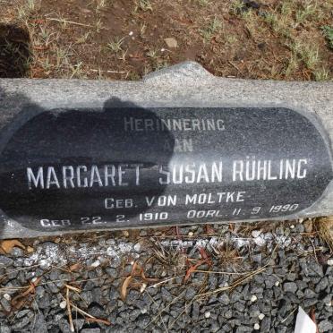 RUHLING Roelof Frederick 1906-1969 &amp; Margaret Susan VON MOLTKE 1910-1990