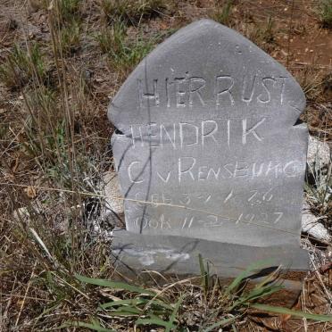 RENSBURG Hendrik C., van 1876-1927
