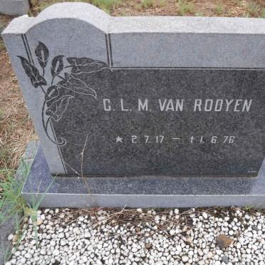 ROOYEN C.L.M., van 1917-1976