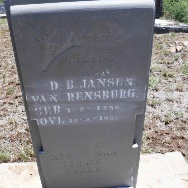 RENSBURG D.B., Jansen van 1856-1933