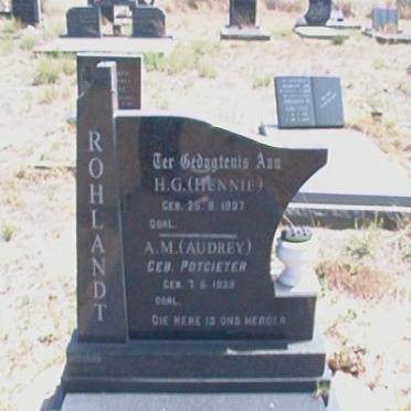 ROHLANDT H.G. 1937- &amp; A.M. POTGIETER 193?-
