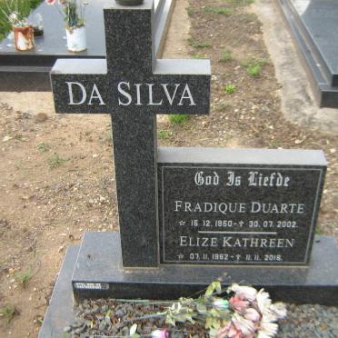 SILVA Fradique Duarte, da 1950-2002 &amp; Elize Kathreen 1962-2016