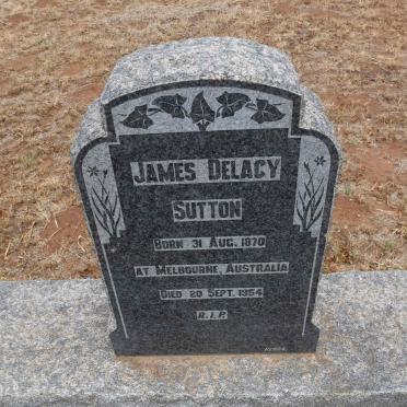 SUTTON James Delacy 1870-1954