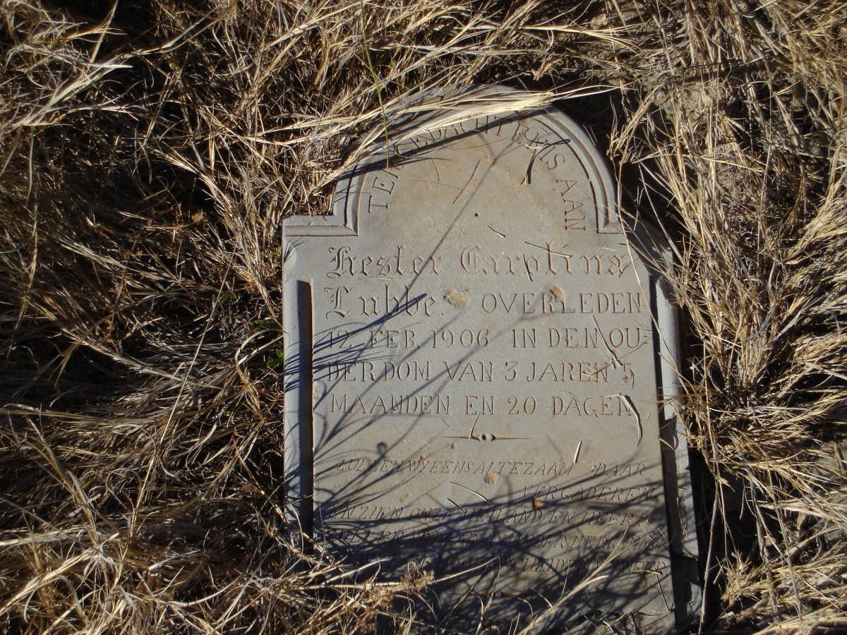 LUBBE Hester Carolina 1903-1906