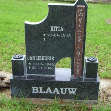 BLAAUW Jan Hendrik 1940-2006 &amp; Kitta 1945-