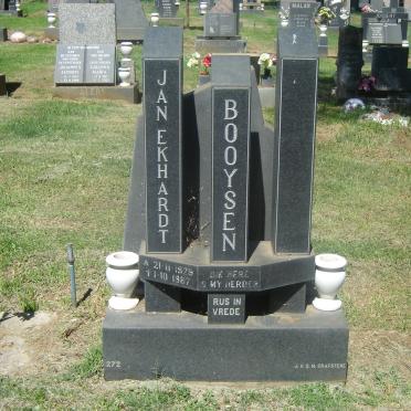 BOOYSEN Jan Ekhardt 1929-1987