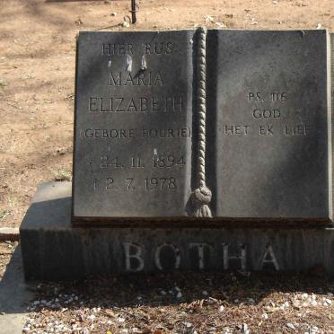 BOTHA Maria Elizabeth