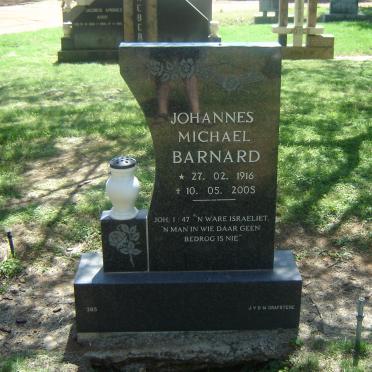 BARNARD Johannes Michael 1916-2005