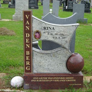 BERG Rina, van den 1946-2007