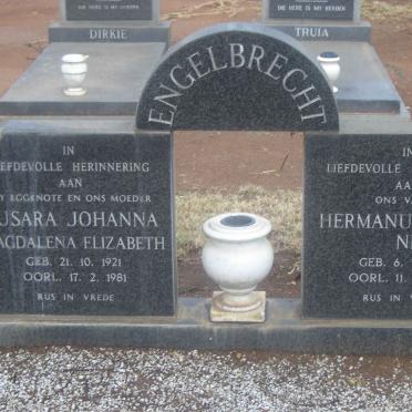 ENGELBRECHT Susara Johanna Magdalena Elizabeth.
