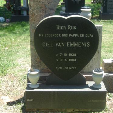 EMMENIS Giel, van 1934-1993
