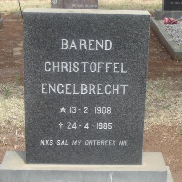 ENGELBRECHT Barend Christoffel 1908-1985