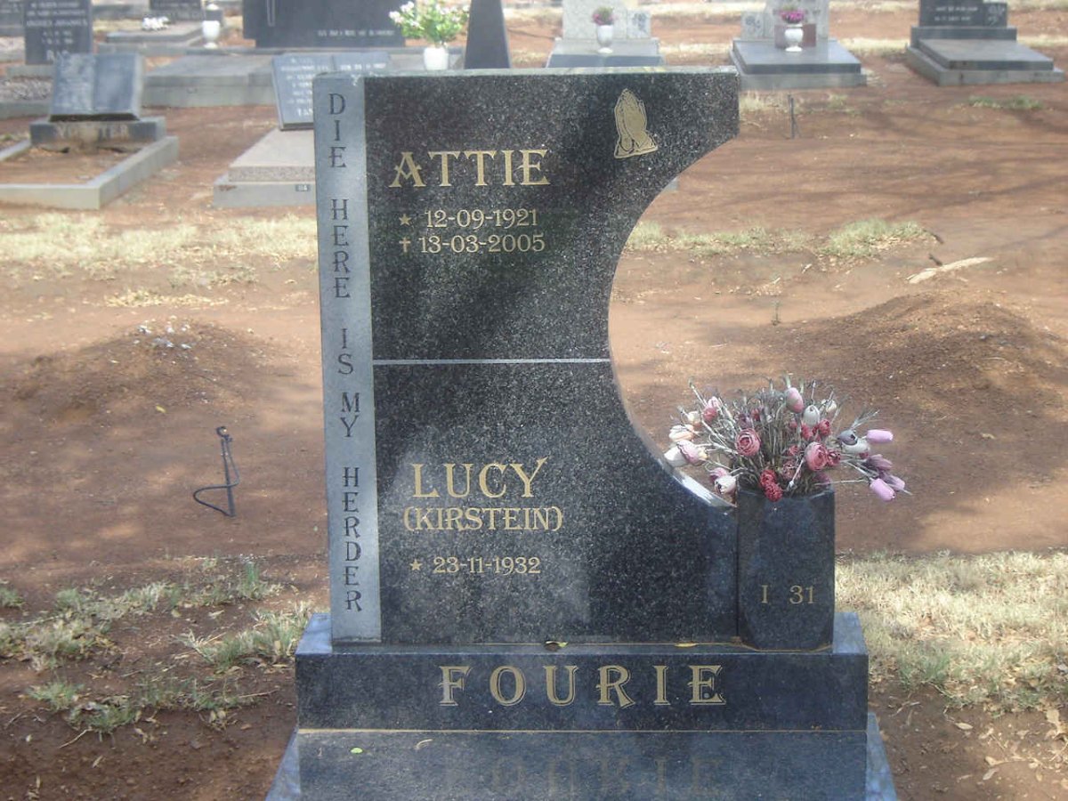 FOURIE Attie.